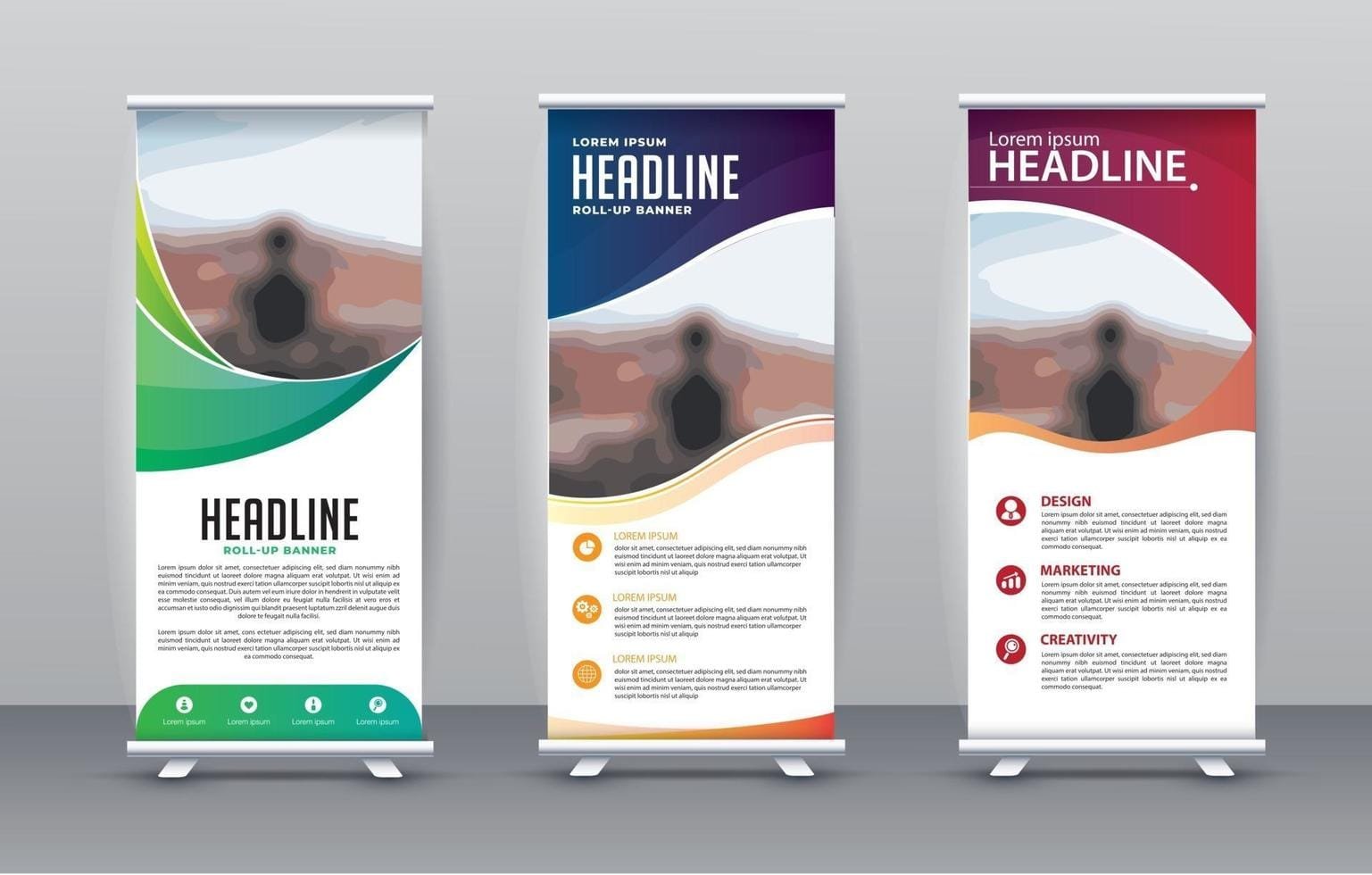 Double-side roll-up banners offer 360° visibility, perfect for events and promotions. Portable, durable, and eye-catching for maximum impact. Double-side roll-up banners offer 360° visibility, perfect for events and promotions. Portable, durable, and eye-catching for maximum impact.
