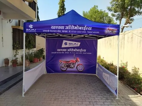 A canopy is a portable, branded shelter used for promotions, events, and outdoor marketing, providing visibility, engagement, and shade.