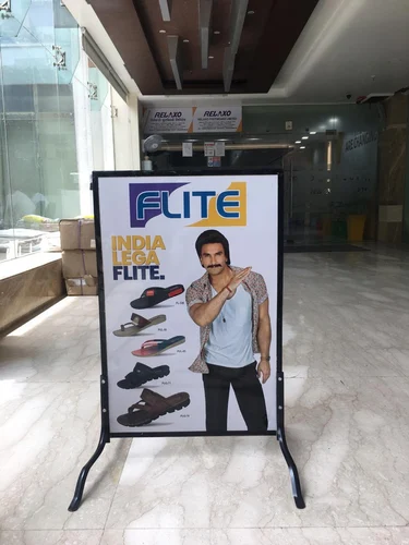 Showcase your brand with a tin standee—durable, eye-catching, and perfect for promotions, retail displays, and outdoor advertising!