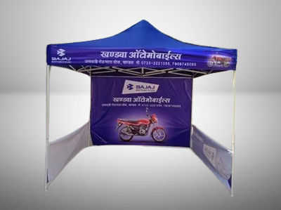 A canopy branding boosts brand visibility, provides shelter, and creates a professional, eye-catching presence at events, trade shows, and outdoor spaces.