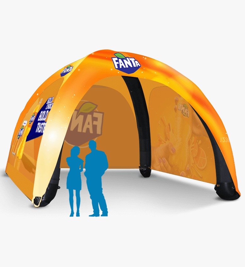 A canopy branding boosts brand visibility, provides shelter, and creates a professional, eye-catching presence at events, trade shows, and outdoor spaces.