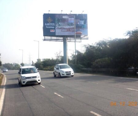 Large outdoor hoardings displayed on busy streets in Delhi, showcasing creative brand advertisements installed by top hoarding advertising companies in delhi