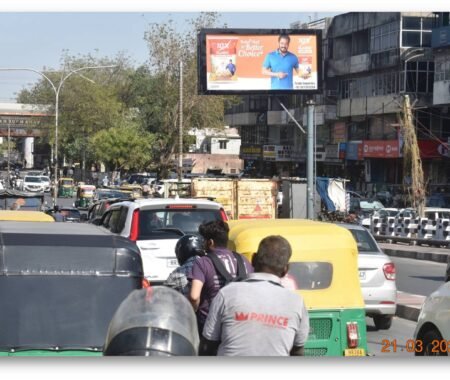 A rectangular button labeled ‘Unipole’ displayed on the ACME Advertising Co. website, representing their unipole advertising service.