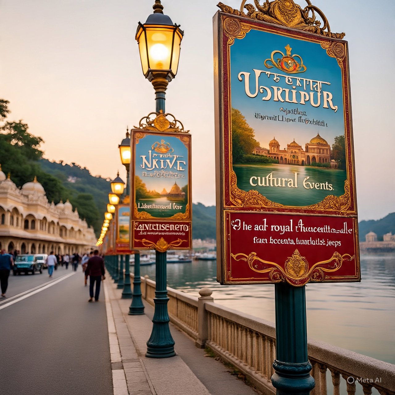 Branded pole kiosk display by one of the leading Pole Kiosk Advertising Companies in Rajasthan, strategically placed on a busy urban street for maximum local visibility.