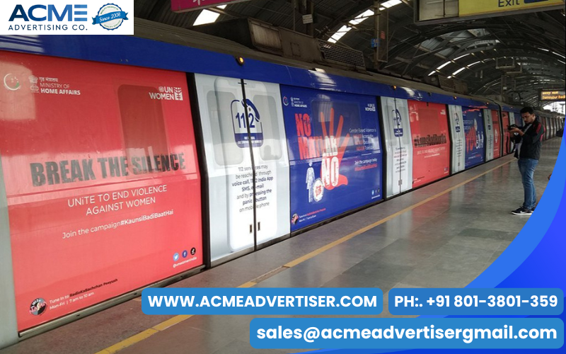 Enhance your brand presence across the city with Acme Advertising Co.’s impactful metro branding services
Metro Advertising