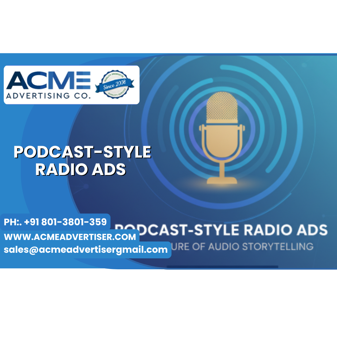 Podcast-Style Radio Ads — The Future of Audio Storytelling for Modern Brands