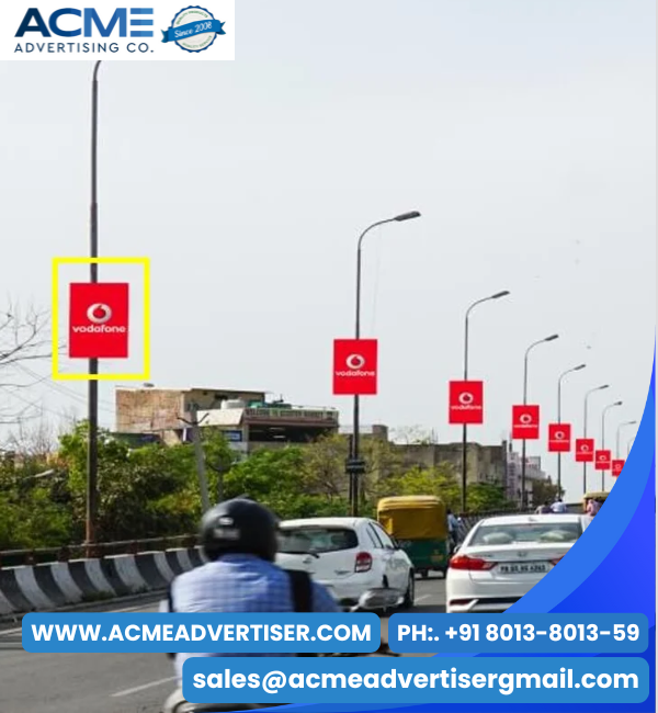 Pole kiosk advertising in major Haryana cities offering impactful 
visibility for brands
Pole Kiosk Advertising Agency in India 
