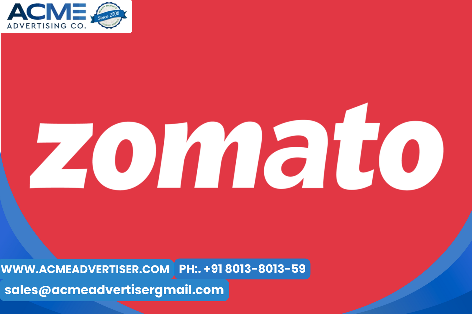 Zomato—a marketing case study told like a story with acme advertising co.