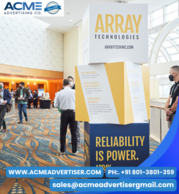 With Acme Advertising Co.’s cube box advertising, brands can maximize visibility even in limited spaces through strategic, multi sided messaging