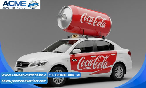 Cab Branding advertising with Acme advertising co.