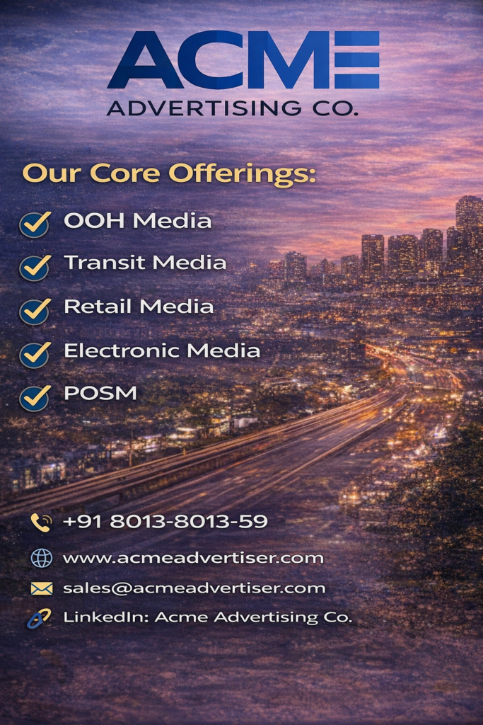 Best Outdoor company in india I Outdoor Advertising Solutions in India | ACME Advertising Co.