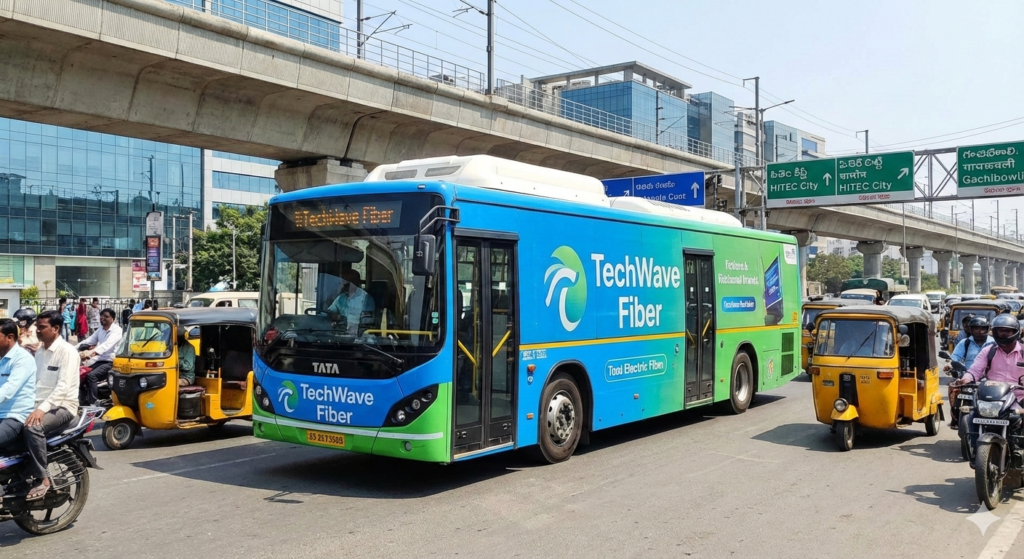 Electric Bus Branding Hyderabad