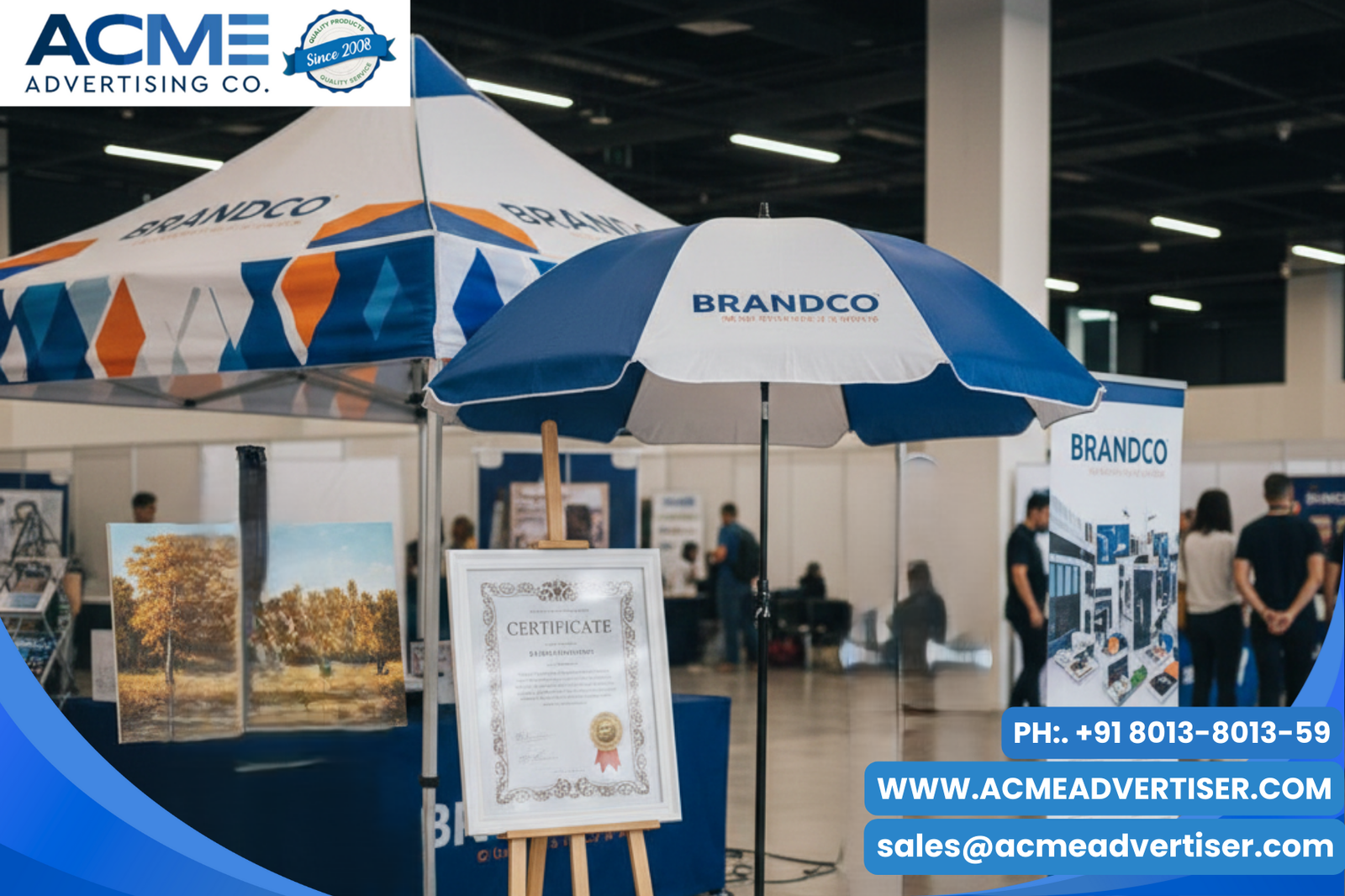 POSM Vendor items advertising with Acme advertising co.