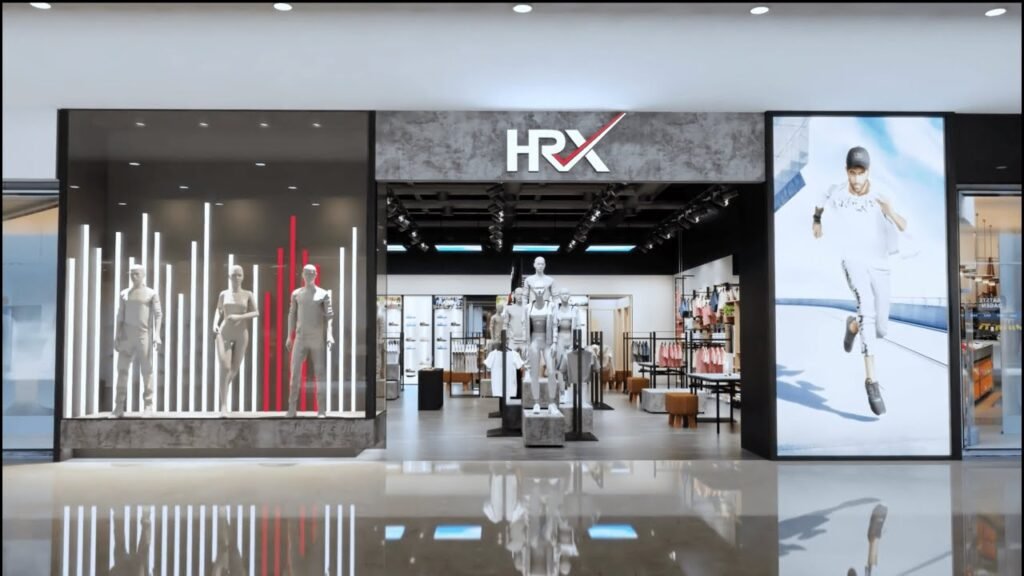 HRX in store branding with acme advertising company and agency 