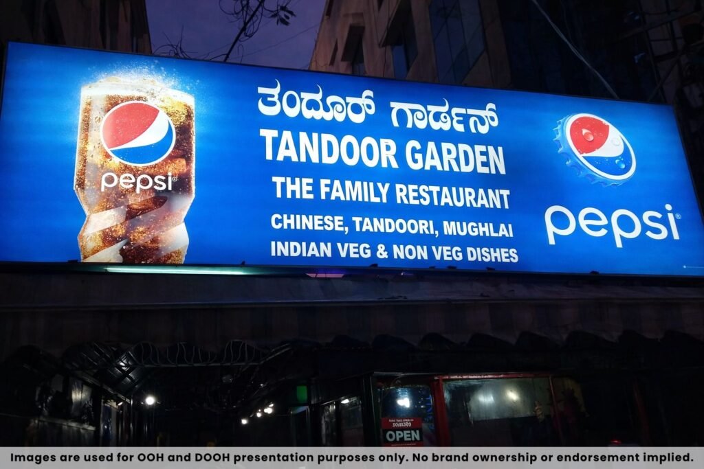 glow sign board restaurant led outdoor signage acme advertising