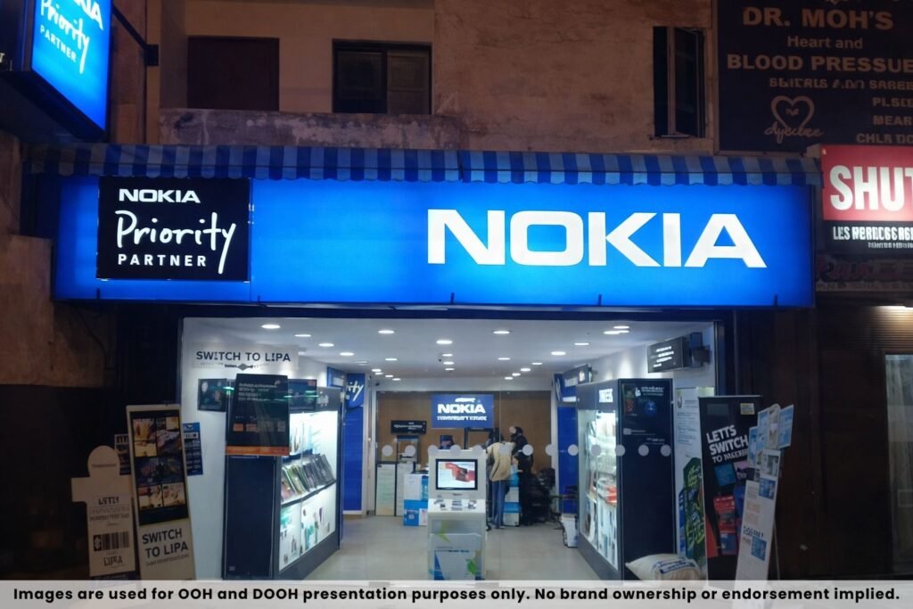 retail glow sign board shop front branding acme advertising