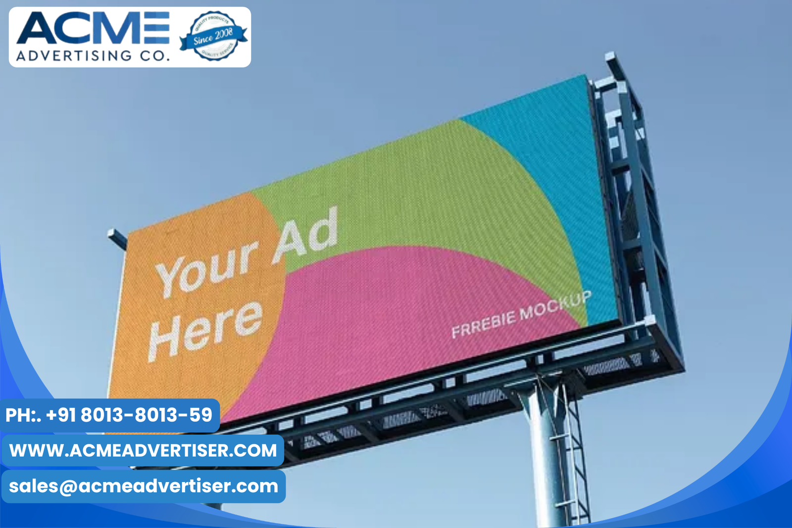 Outdoor Advertising Company in Ahmedabad with Acme Advertising CO.