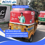 Auto branding in India for branded auto rickshaw advertising and mobile outdoor brand visibility
