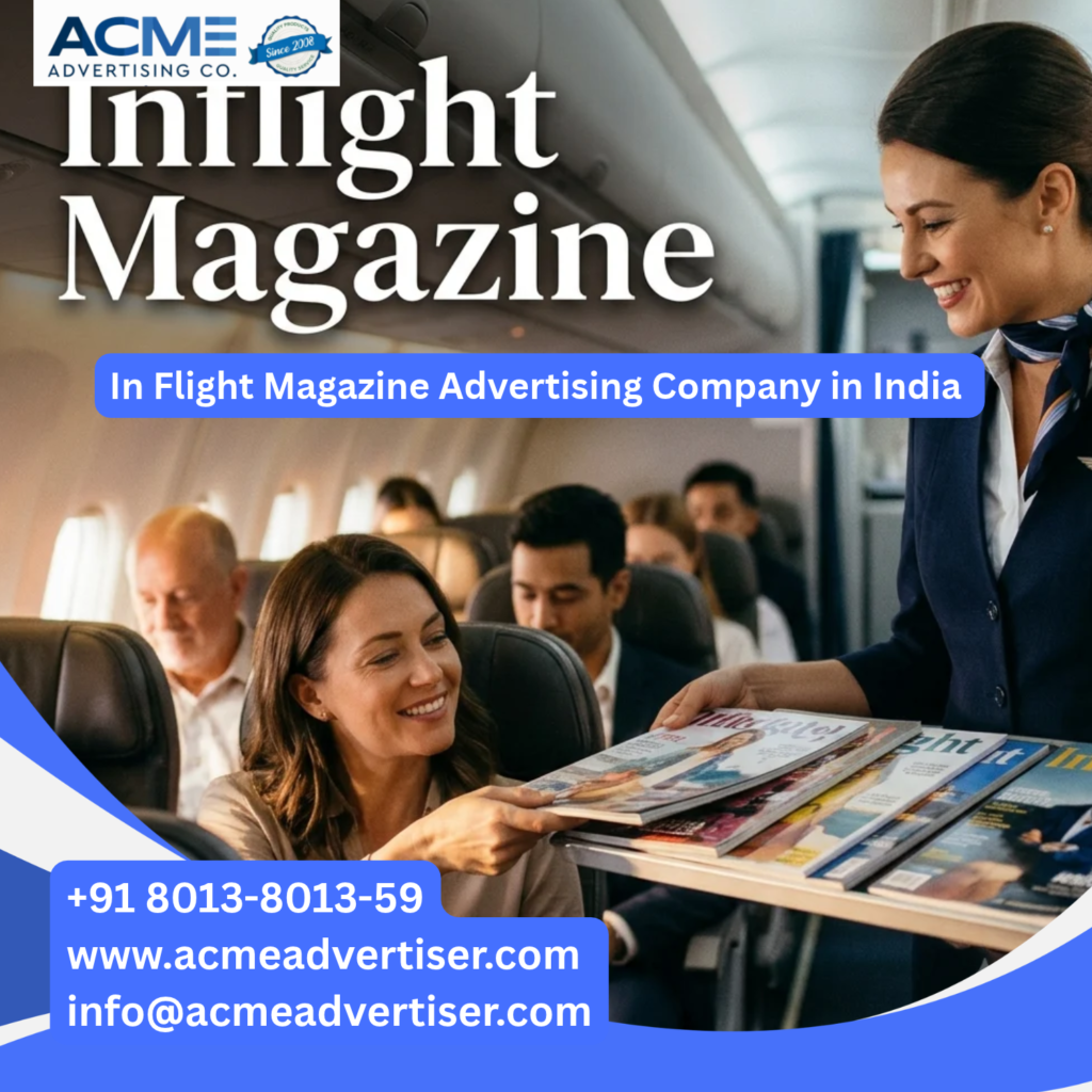 In Flight Magazine Advertising Company in India