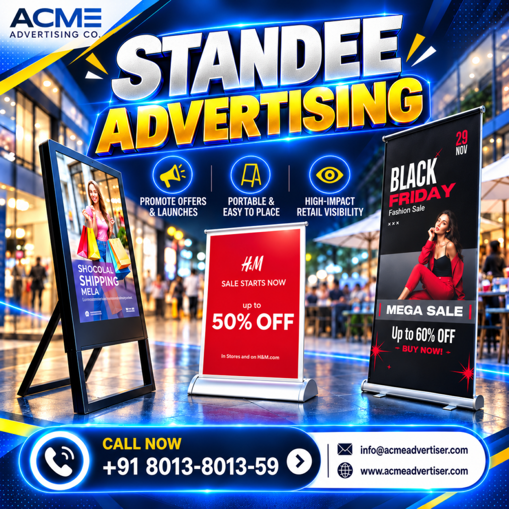 Standee Advertising for Businesses Standee Advertising for Businesses
Standee Advertising for Businesses:
